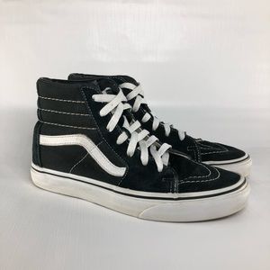 Vans Classic - Black with White Stripe - Size Men’s 5 / Women’s 6.5